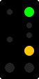 Hauptsignal (Frei mit 40 km/h)