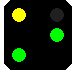 Vorsignal (Hauptsignal frei mit 60 km/h)