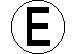 E